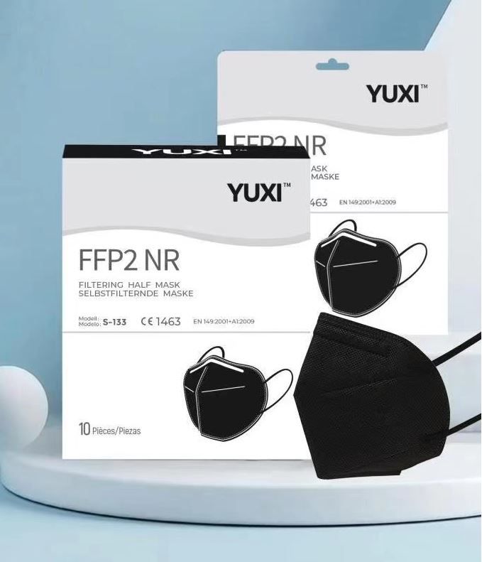YUXI ® Filtering Half Mask FFP2 Schwarz